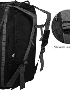 REDCAMP 85L/120L/140L Foldable Duffle Bag with Wheels, Large Travel Duffel Bag