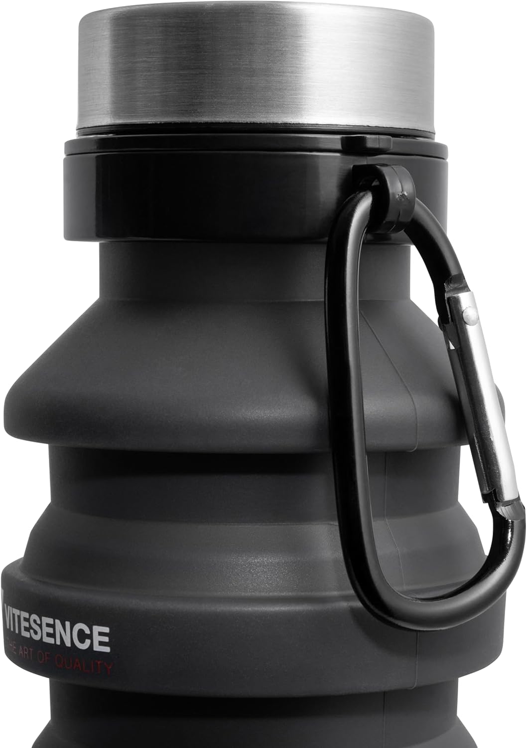 collapsible Water Bottle | Safe and Eco-friendly Materials | Suitable for cold and warm water | Flexible Design perfect for camping and travel | 100% Food grade silicone - Image 3