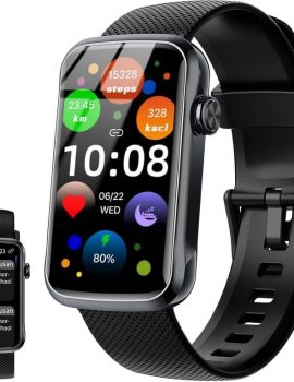 Smart Watch, Smartwatch for Men Women with 24 Sport Modes, IP68 Waterproof Fitness Tracker with 24/7 Heart Rate/Sleep/SpO2 Monitor, Step Tracker, Pedometer, Activity Tracker for Android iOS
